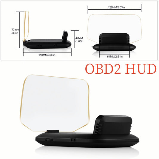 SUV Car OBD2 Head-Up Display (HUD) Mirror GPS Navigation Projector Speedometer ¡Á 1