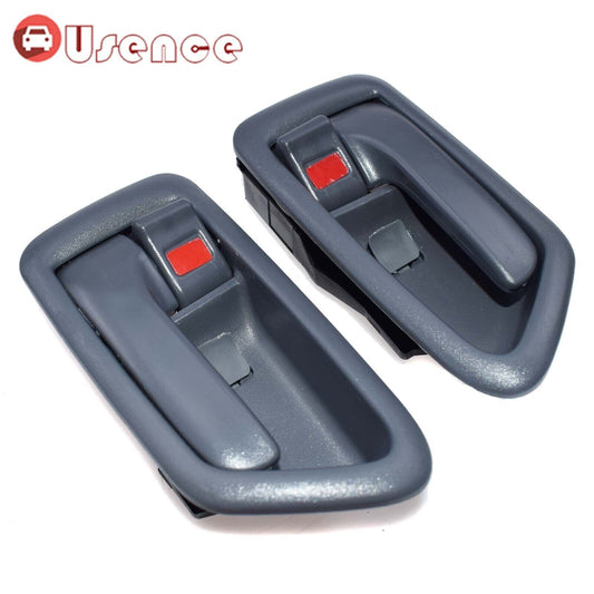 2Pcs Left Right Inside Door Handle Driver Passenger Side for Toyota for Camry Gray