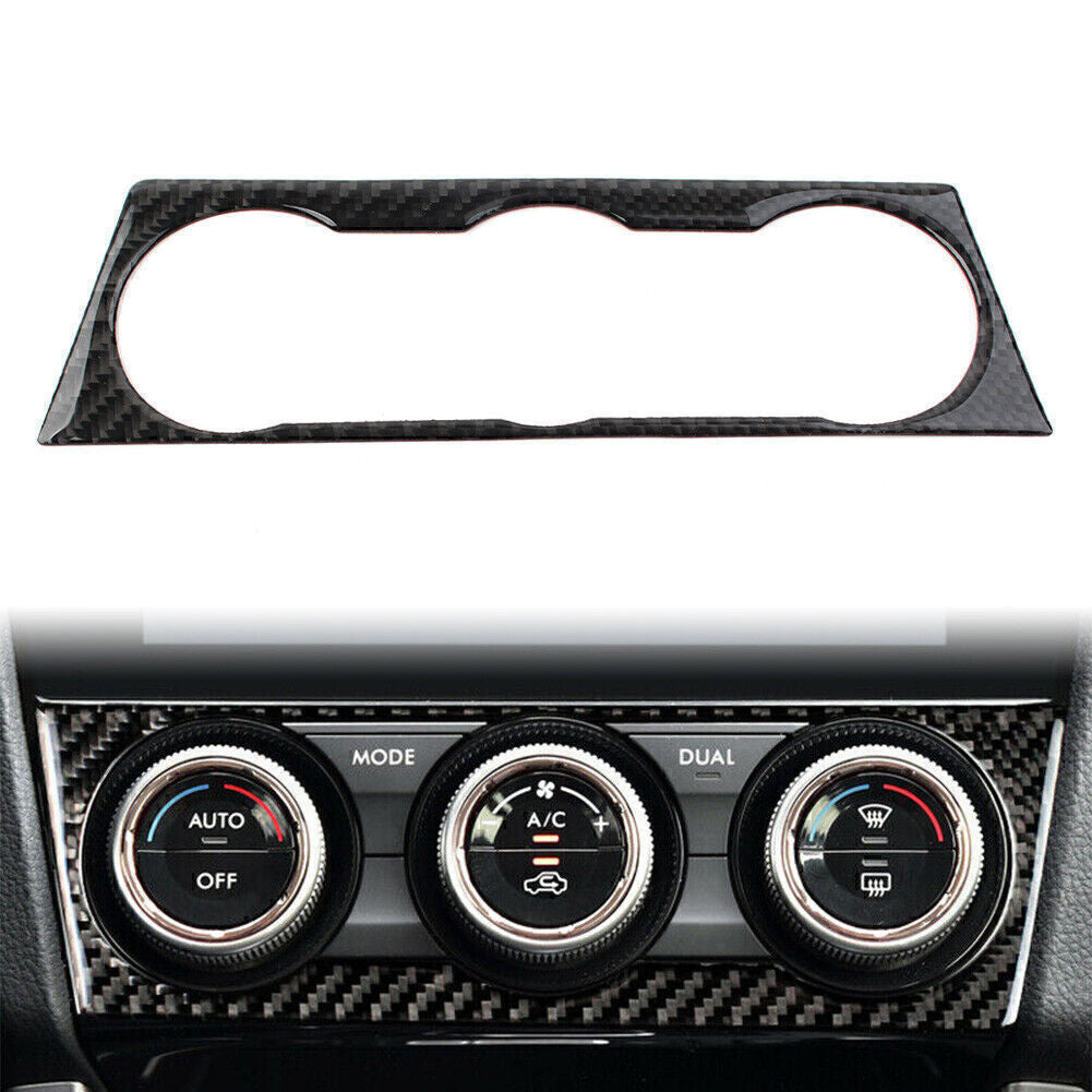 Mittelkonsole AC Schalter Panel Trim B Kohlefaser Fur for Subaru Forester 13-18