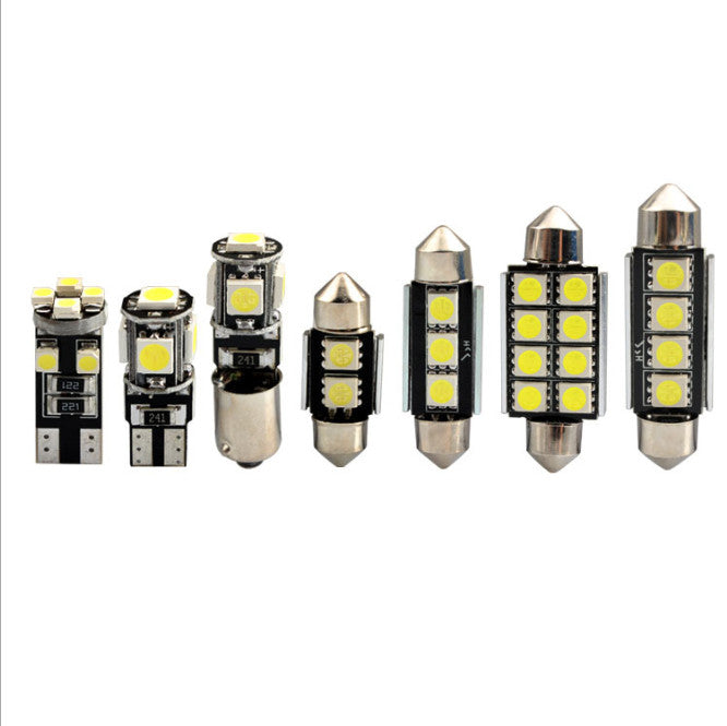 23pcs SMD LED Light Car CANBUS Lamp Still Light Interior Lighting 12V