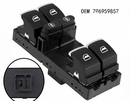 for VW Touareg 3.0 3.6L 2011-2017 7P6959857 Front Left Window Control Switch NEW