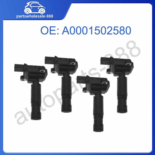 A0001502580 4 Ignition Coils for Mercedes-Benz C250 SLK250 2012-2015