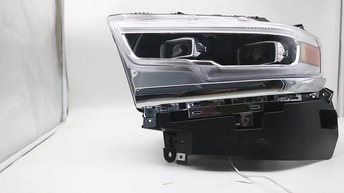 Passenger For 2019-2022 for Dodge for Ram 1500 Full LED Headlight Headlamp Assembly