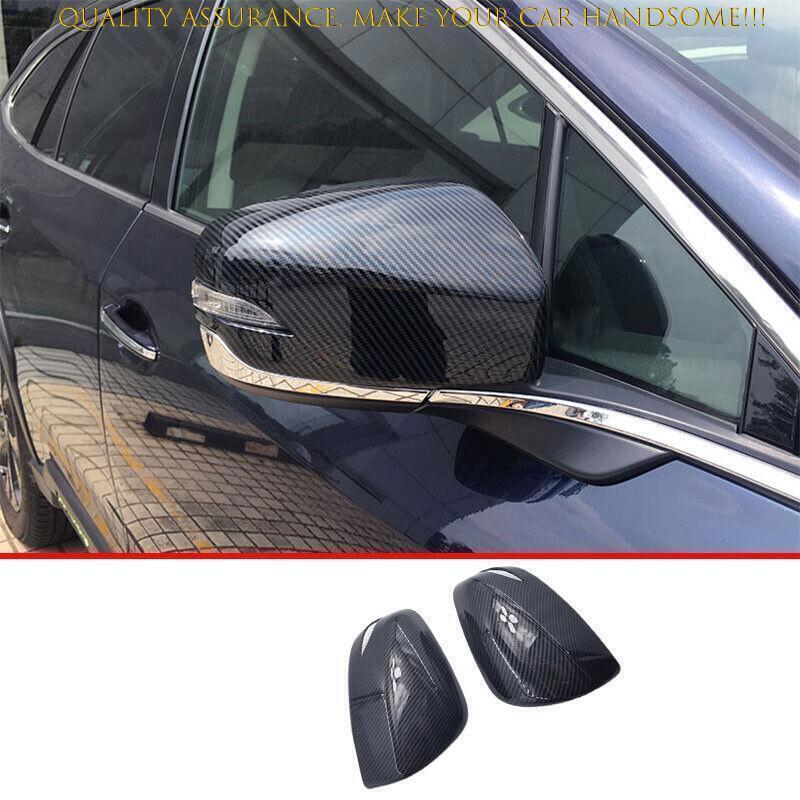 for Subaru Outback 2020-2024 Carbon Fiber Outside Rear View Mirror Cover Trims