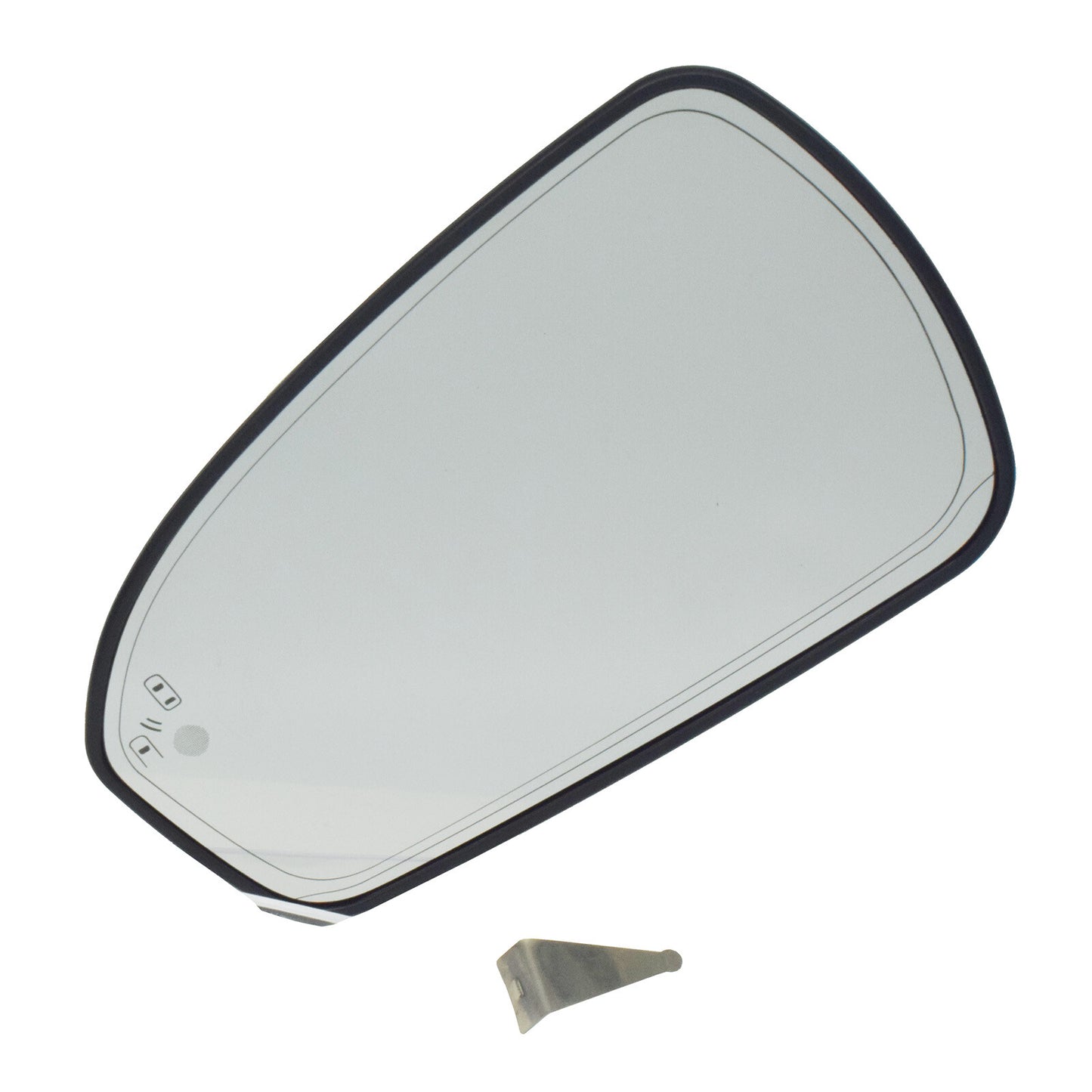 Left-side mirror with blind spot monitor and heating for Ford Fusion 2013 - 2020