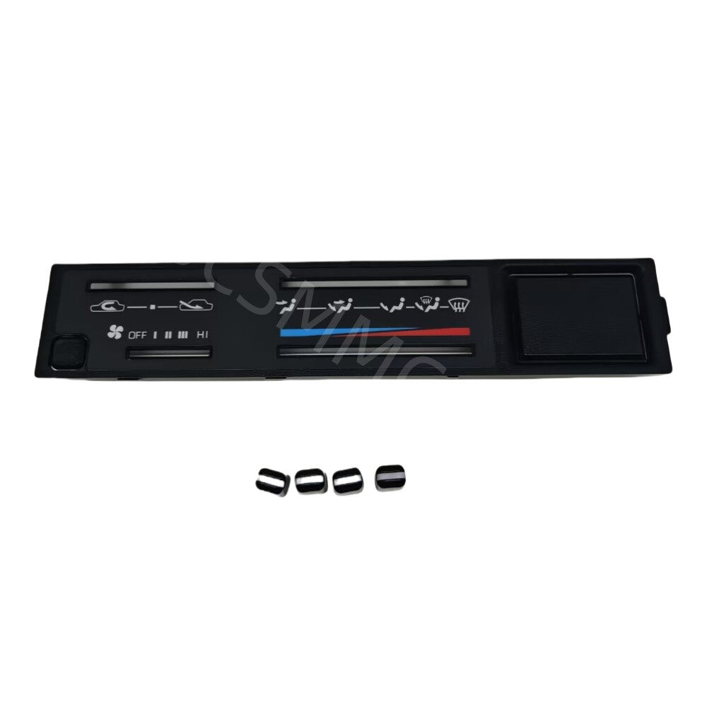 Fit for Toyota 4Runner Pickup Dash Heater A/C Display Face Plate Knobs 1984-1988