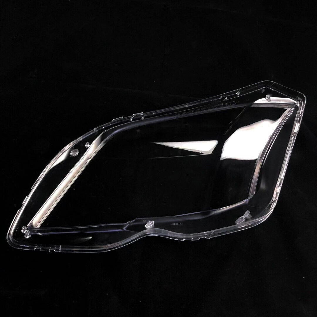 Two headlight lens caps suitable for Mercedes GLK 300 350 2009 - 2012.