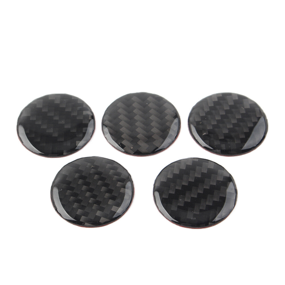 Door Handle Push Button Knobs Cover Trim Fit for Jeep for Wrangler JK 2007-2017 5Pcs