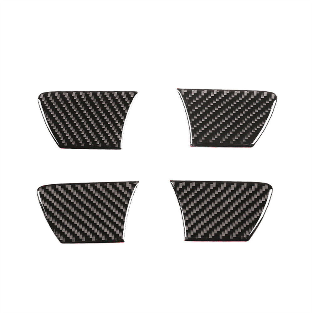 Kit For T@yota Hilux Revo 2015-2021 Carbon Fiber Interior Door Handle Bowl Cover