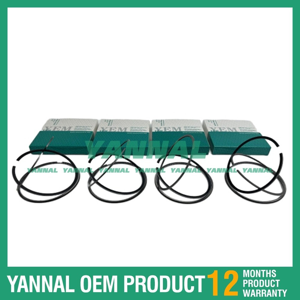 4 new D201 Piston Ring Kit STD for Isuzu Diesel Engines