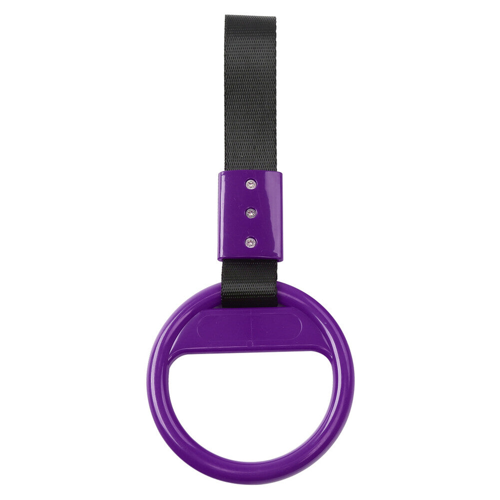 JDM Train Bus Handle Hand Strap Car Interior Styling Drift Charm Straps Purple