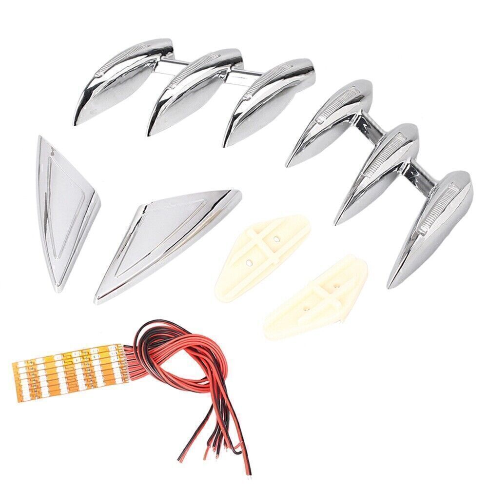 Fit for Honda Goldwing GL1800 2001 - 2011 Chrome Fender Fork Tower Accents Set UK