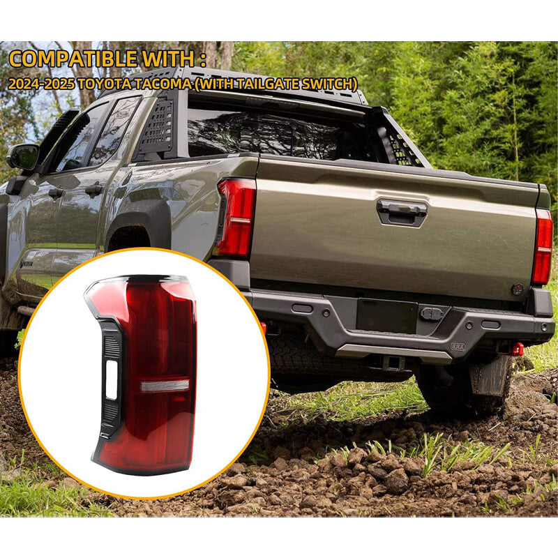 Driver Passenger Side LED Tail Light Assy Pair Set for Toyota Tacoma 2024 2025