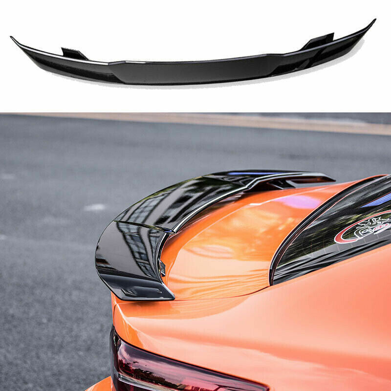 for Mazda 3 Axela Sedan 2019-2023 Black ABS Rear Trunk Lip Spoiler Duckbill Wing