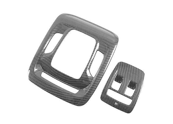 for Cadillac CT4-V CT4 2020-2023 Carbon Fiber Front Reading Light Frame Trim 2pc