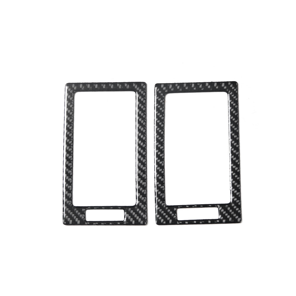 2X Carbon Fibre A/C Vents Outlet Frame Trim Cover for Toyota Tundra 2007-2013