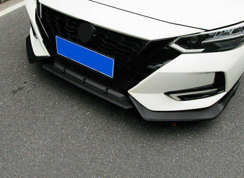 for Nissan Sentra Sylphy 2020-2023 Matt Black Front Bumper Lip Spoiler Bodykit