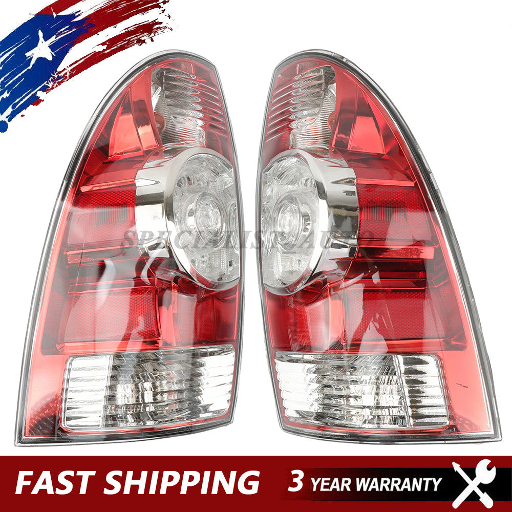 Fit For 2005-2015 for Toyota Tacoma LED Tail Lights Rear Brake Lamps Left Right