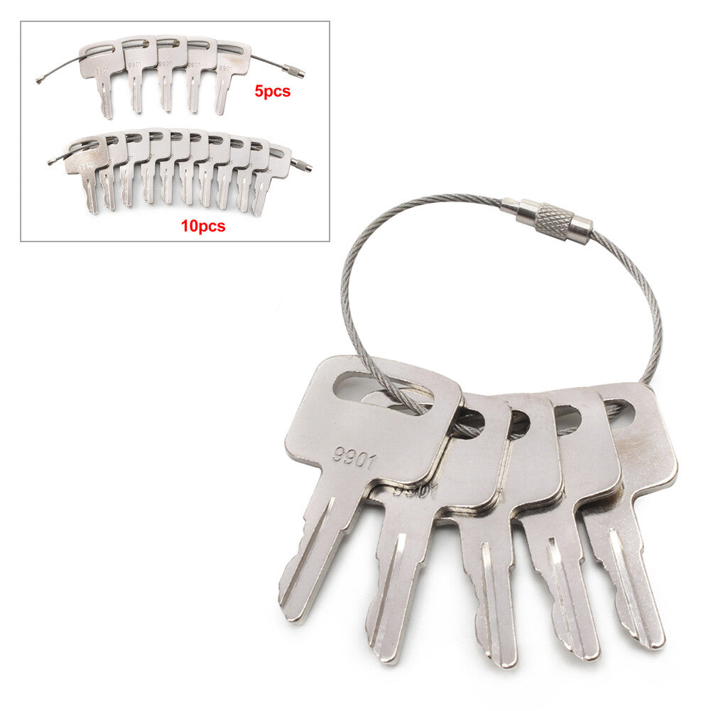 Ignition Keys 9901 2860030 For JLG Lift Models T350, 2033E3, 1932E3 Metal 5pcs