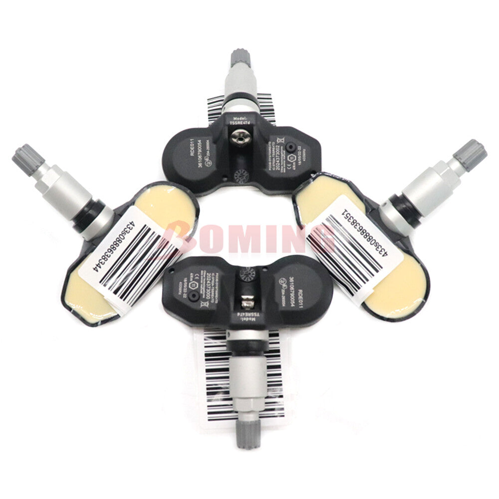 4PCS NEW TPMS TIRE PRESSURE MONITOR SENSOR 36106790054 For 2007-2013 for Mini Cooper