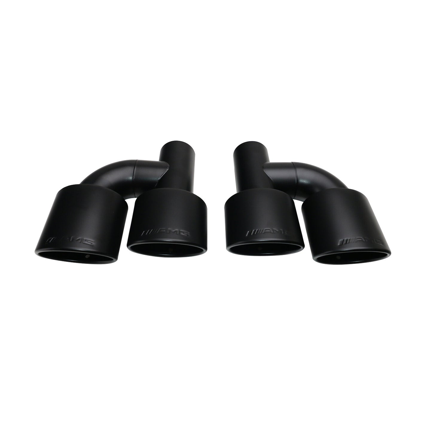 for Mercedes-Benz AMG Exhaust Tips W212 E350 E400 C63 C300 C-Class Black