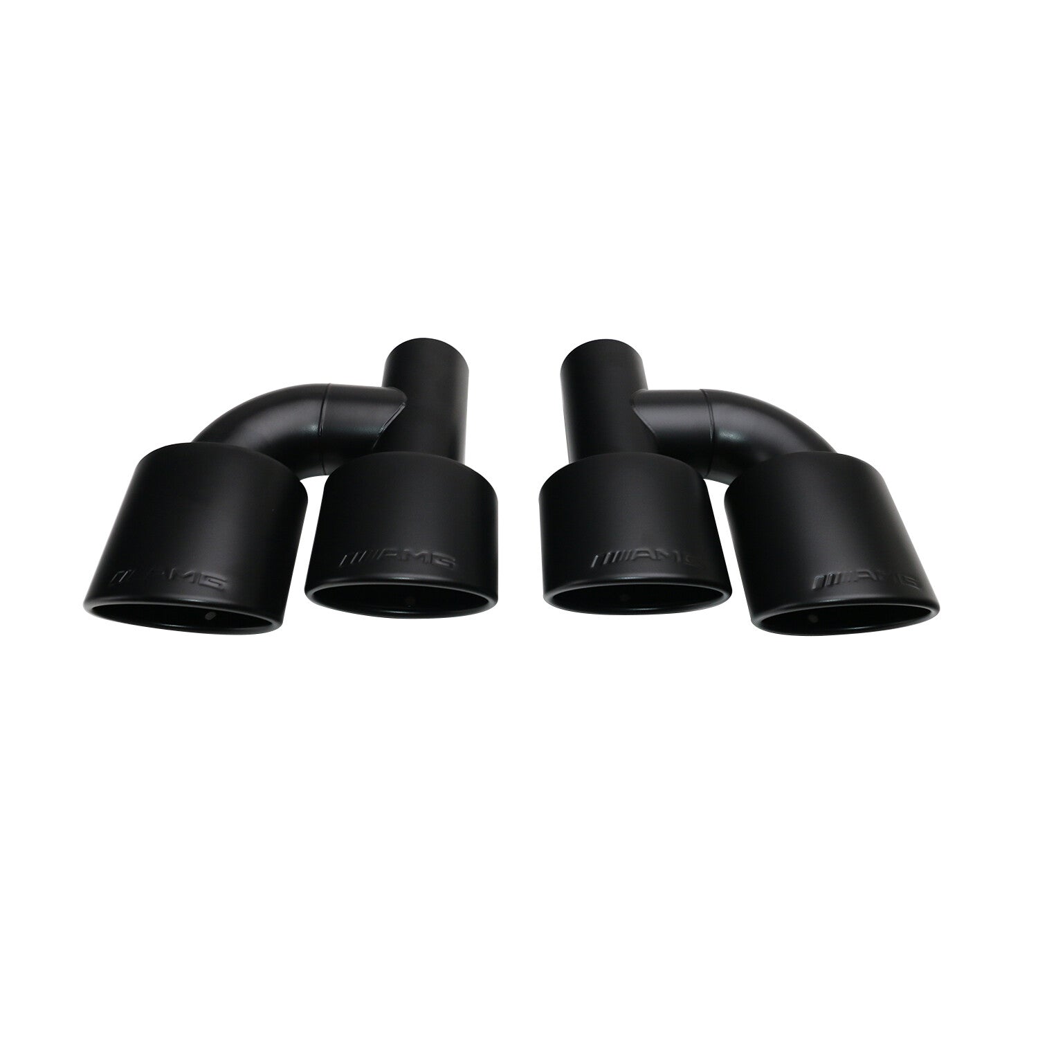 for Mercedes-Benz AMG Exhaust Tips W212 E350 E400 C63 C300 C-Class Black