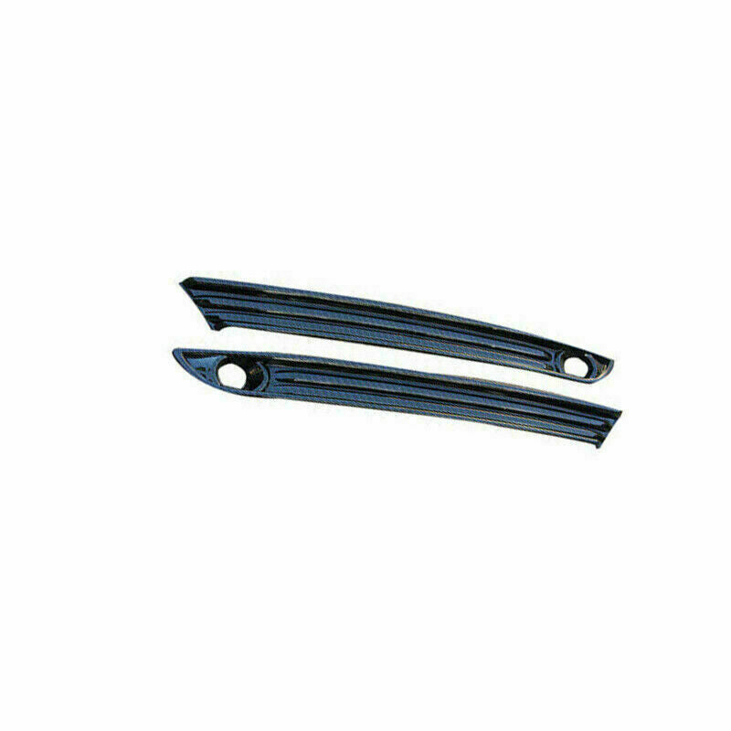 2X Carbon Fiber Look Front Fog Light Lamp Strip Trim for Mazda CX5 CX-5 2017-21