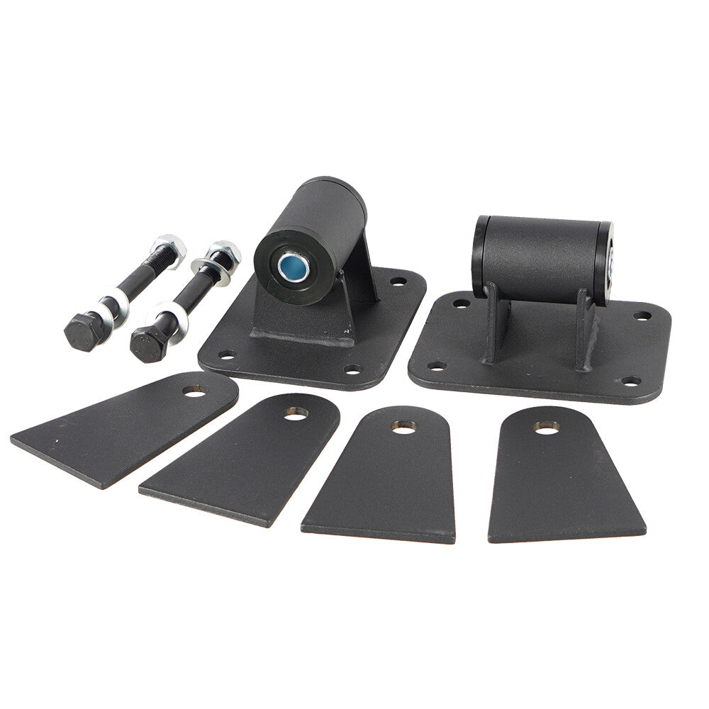 Universal Engine Motor Mounts Conversion Swap For LS LS1 LS2 LS3 LS6 LS7 Black