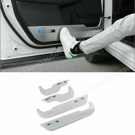 for Honda CRV CR-V 17-21 Silver Steel Inner Door Anti-kick Anti-dirty Guard Trim
