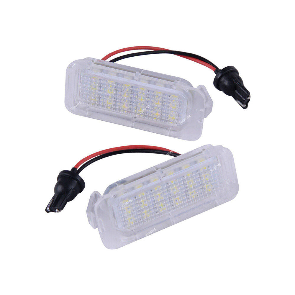 Pair Car LED Number License Plate Light Lamp Fit for Ford Focus Mondeo 2008-2015