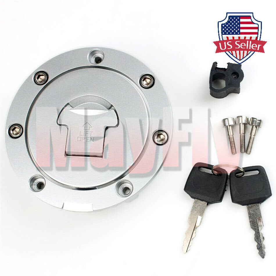 fit For CBR250/400/600/900/929/1000RR/1100XX Fuel Gas Tank Cap Cover Lock w/ Key