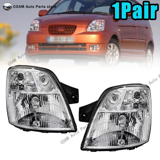 2-pack for Kia Picanto 2004-2007 Headlights, Driving Lights, DRL Car Front Fog Lights