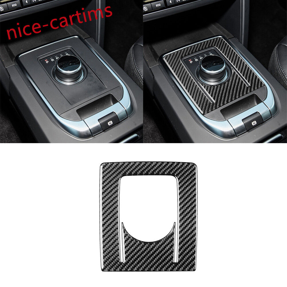 Carbon Fiber Gear Shift Box Panel Cover for Land Rover Discovery Sport 2015-2019