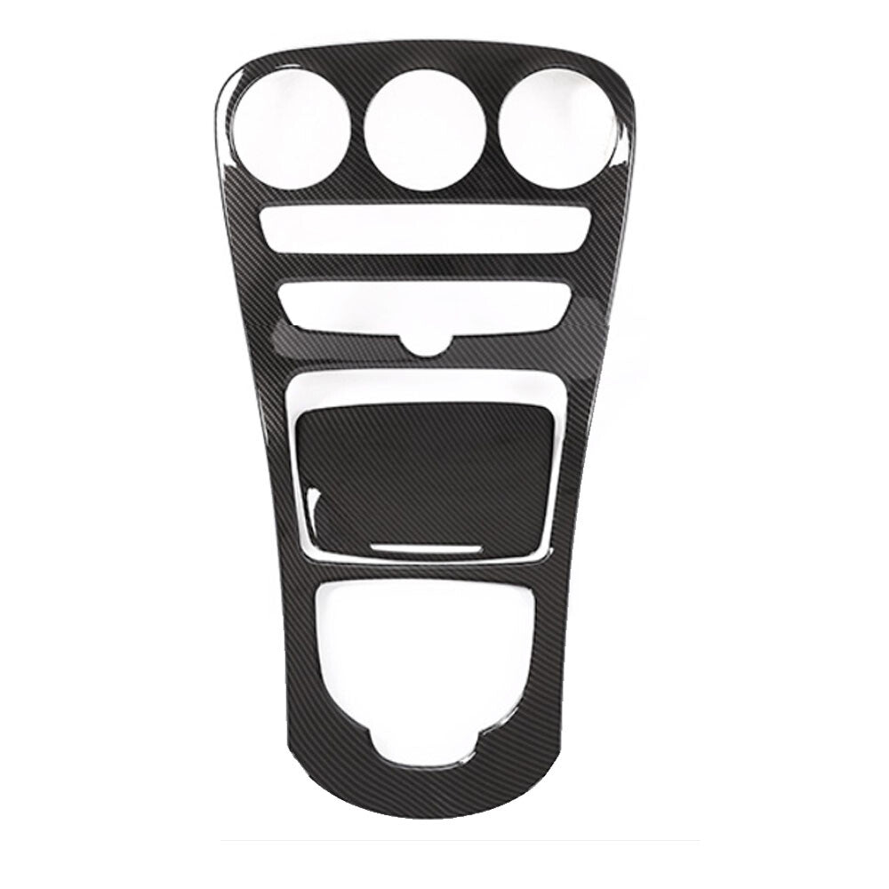 for Benz C GLC Class W205 X253 2015-18Carbon ABS Central Console Gear Panel Trim