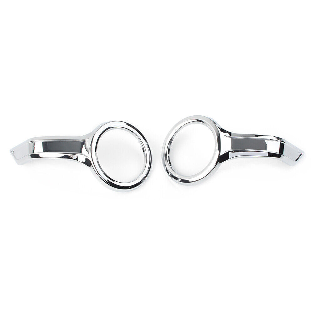 Fit for Honda Goldwing GL1800 Chrome Fog Light Bezel Trim Rings Decorative Cover