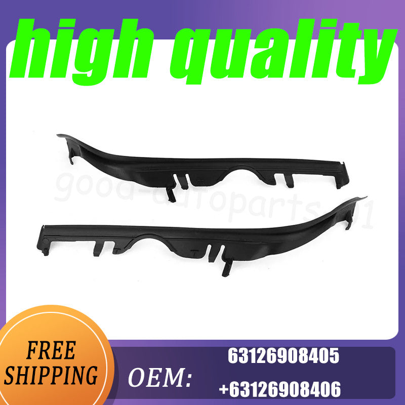 One pair of front L+R headlight gaskets for sealing, suitable for BMW 5 E39 525i 528i 540i M5 63126908405