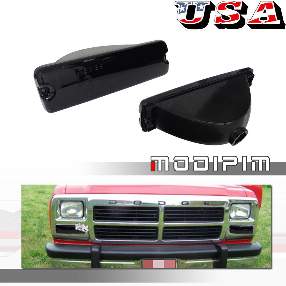 Suitable for 91-93 for Dodge D150 D250 D350 / 1991 Ramcharger grille headlights and door signal lights.