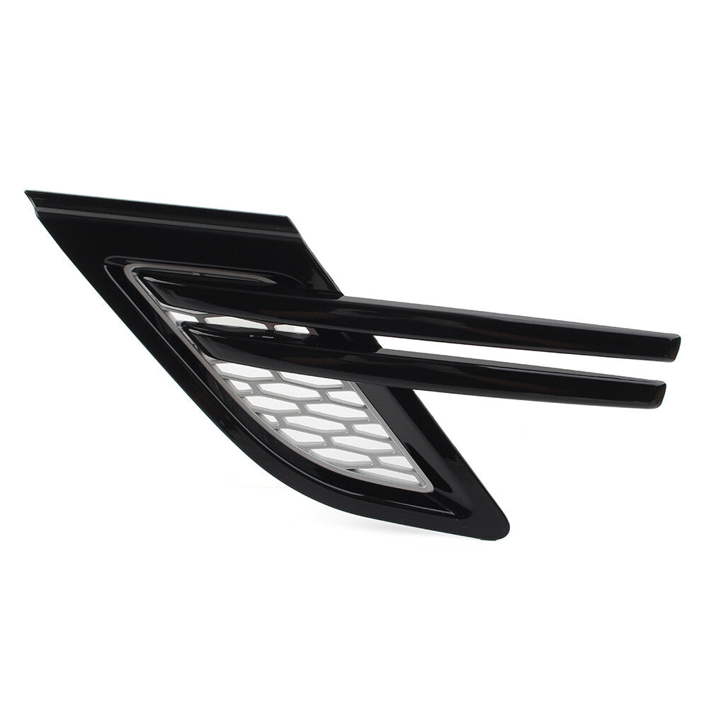 Front Fender Air Vents Grill Silver+Black Trim for Range Rover Sport 14-17 Left