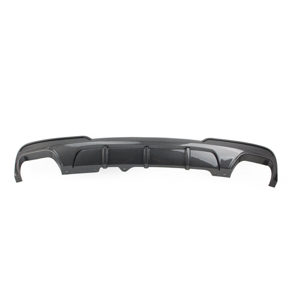 Rear Bumper Diffuser Exhausts Lip for BMW 5 Series F10 M Sport 2011-16 12 Carbon