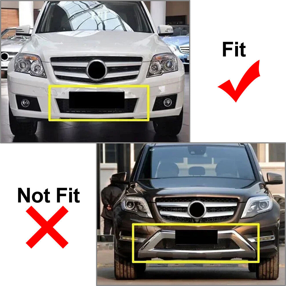 GTR Style Front Bumper Hood Grille for Benz GLK Class X204 GLK350 2008-2012