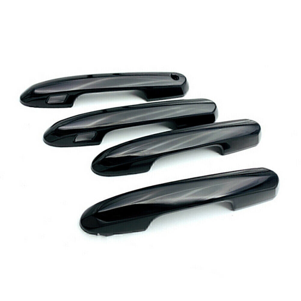 for Toyota RAV4 2019 2020 Black Car Door Side Handles Cover Trim Decor