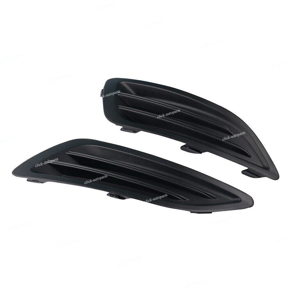 Pair Left Right Front Bumper Fog Light Lamp Cover For 2013-2016 for Ford Fiesta