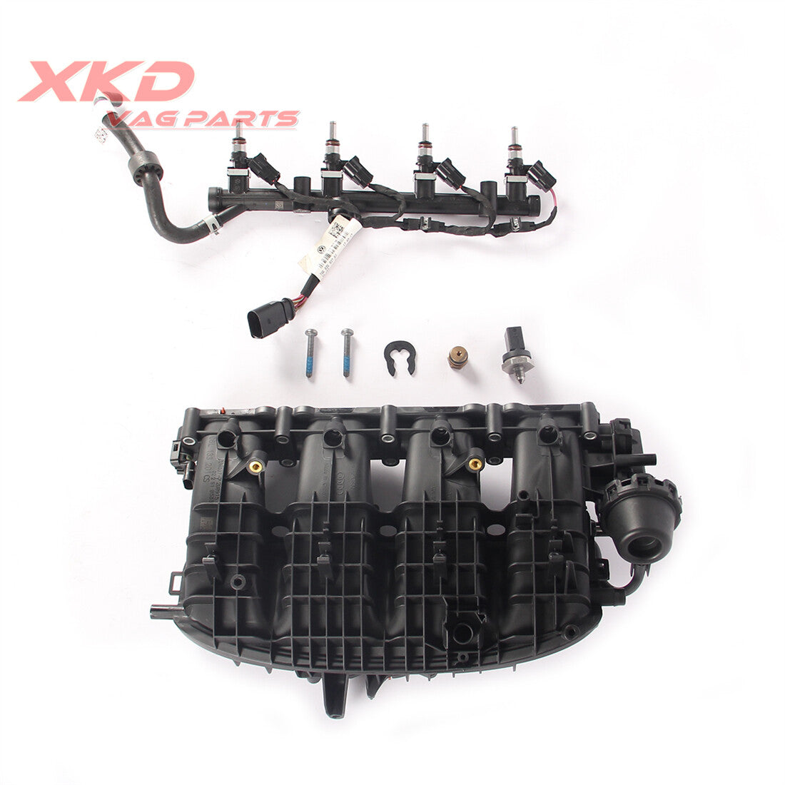 Intake manifold and fuel injection rail kit suitable for Volkswagen Atlas for Tiguan , for Audi Q3, Q5, Q7