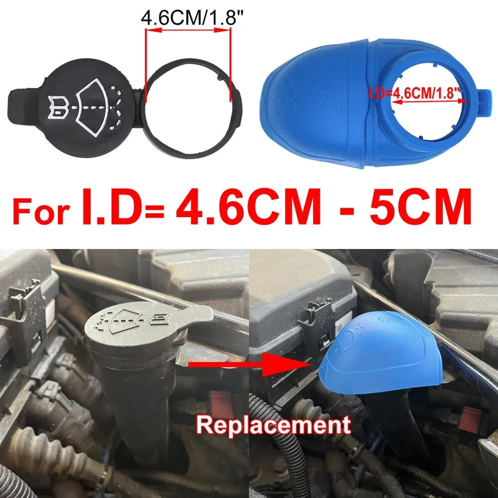 Car Washer Fluid Reservoir Bottle Filler Cap Lid Screen Wash Funnel for VW for Golf