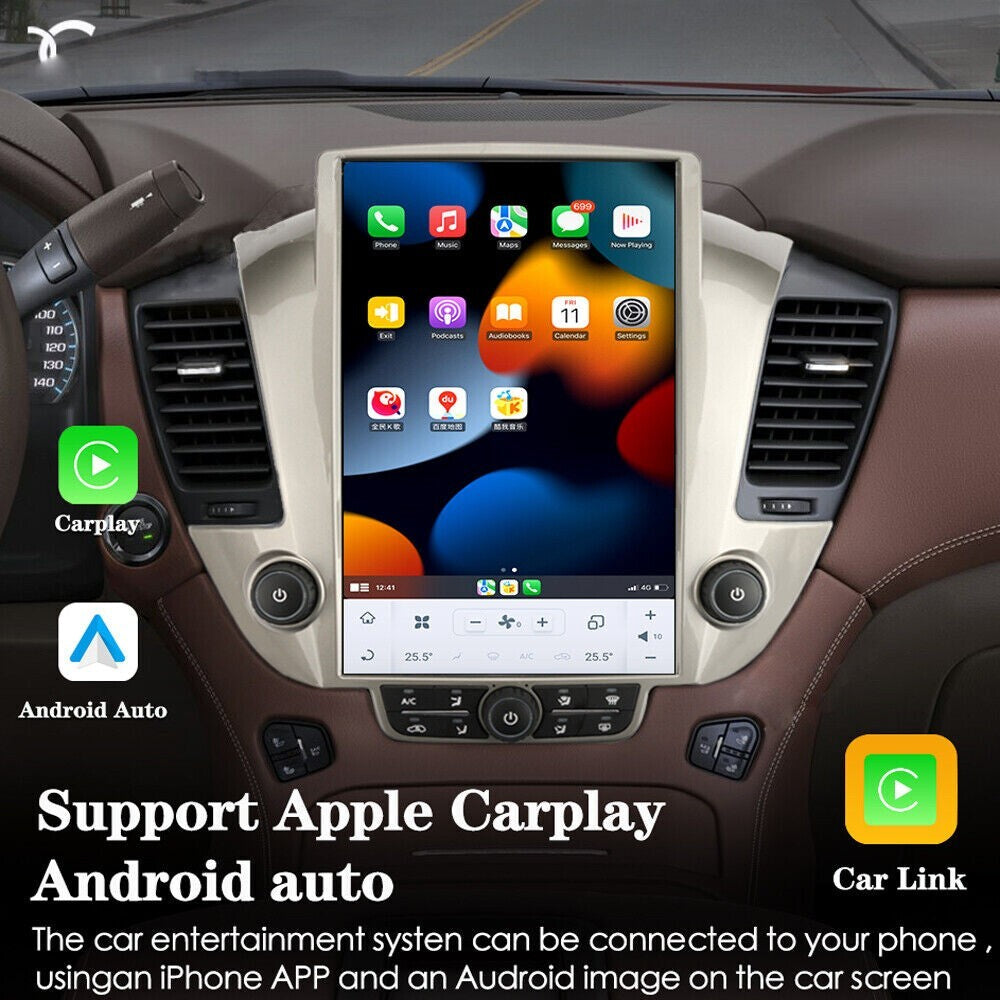 for Chevrolet Tahoe for GMC for Yukon 2014-2020 for Tesla for Smart Radio 14.4 Vertical Screen