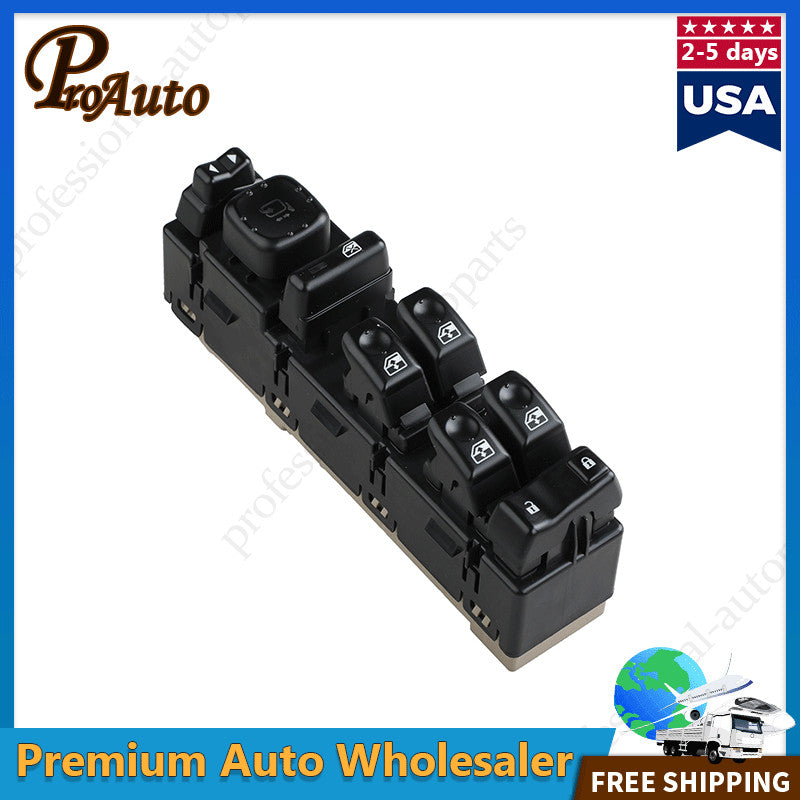 Front Left Master Window Switch 15186208 for Cadillac for Escalade for Chevy Tahoe for Yukon