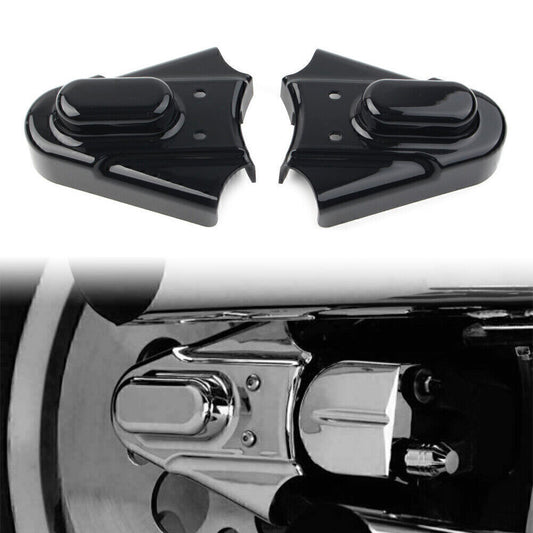 for Phantom Cap Covers ABS Glossy Black 2pcs for Harley Softail FXST/C 1986-2007