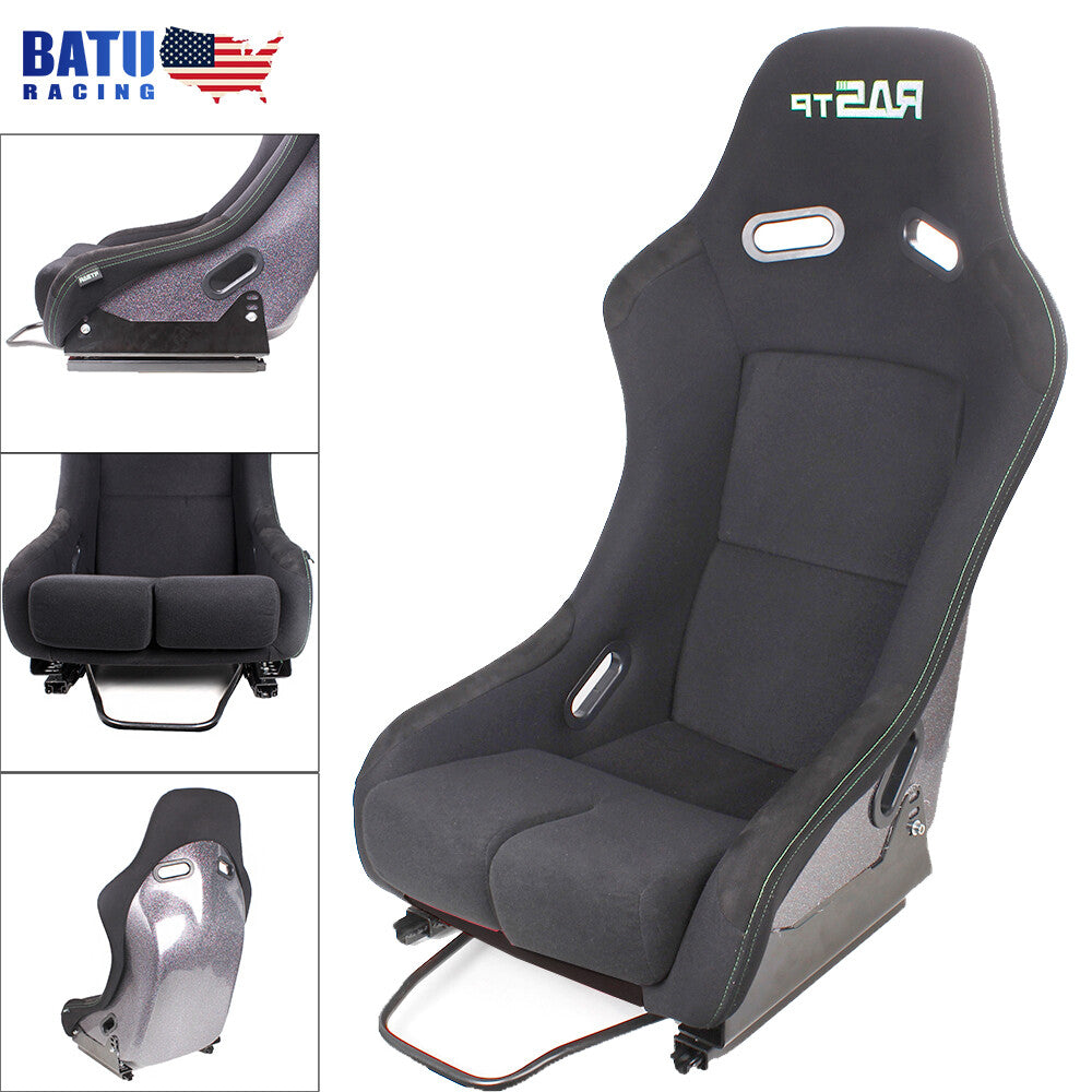 1X New Universal Adjustable Bucket Racing Seats Pearlized Back  Slider Kit
