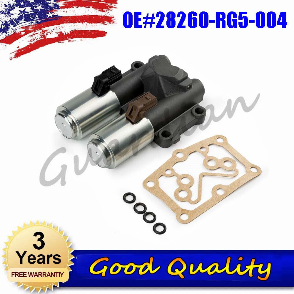 28260-RG5-004 Transmission Dual Linear Solenoid Valve and Gasket for Honda for Civic 12-15