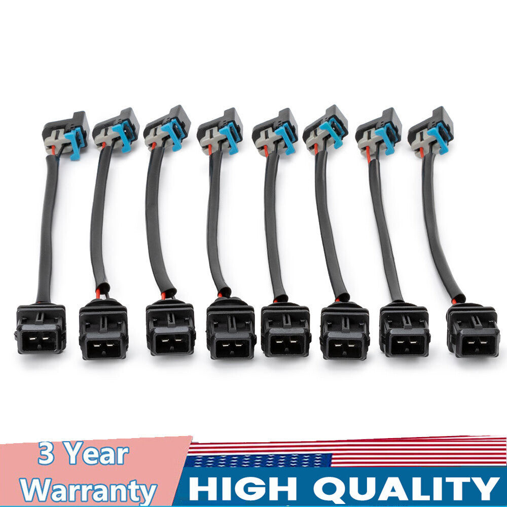 8x Jetronic EV1 to for Mini Multic 2 Injector Harness Adapters GM LS